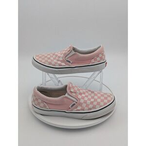 Vans Slip-On Pink Checkerboard Youth Size 5 Women's 6.5 Skate Shoe Off The Wall